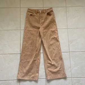 Free People Mustard Yellow Jeans